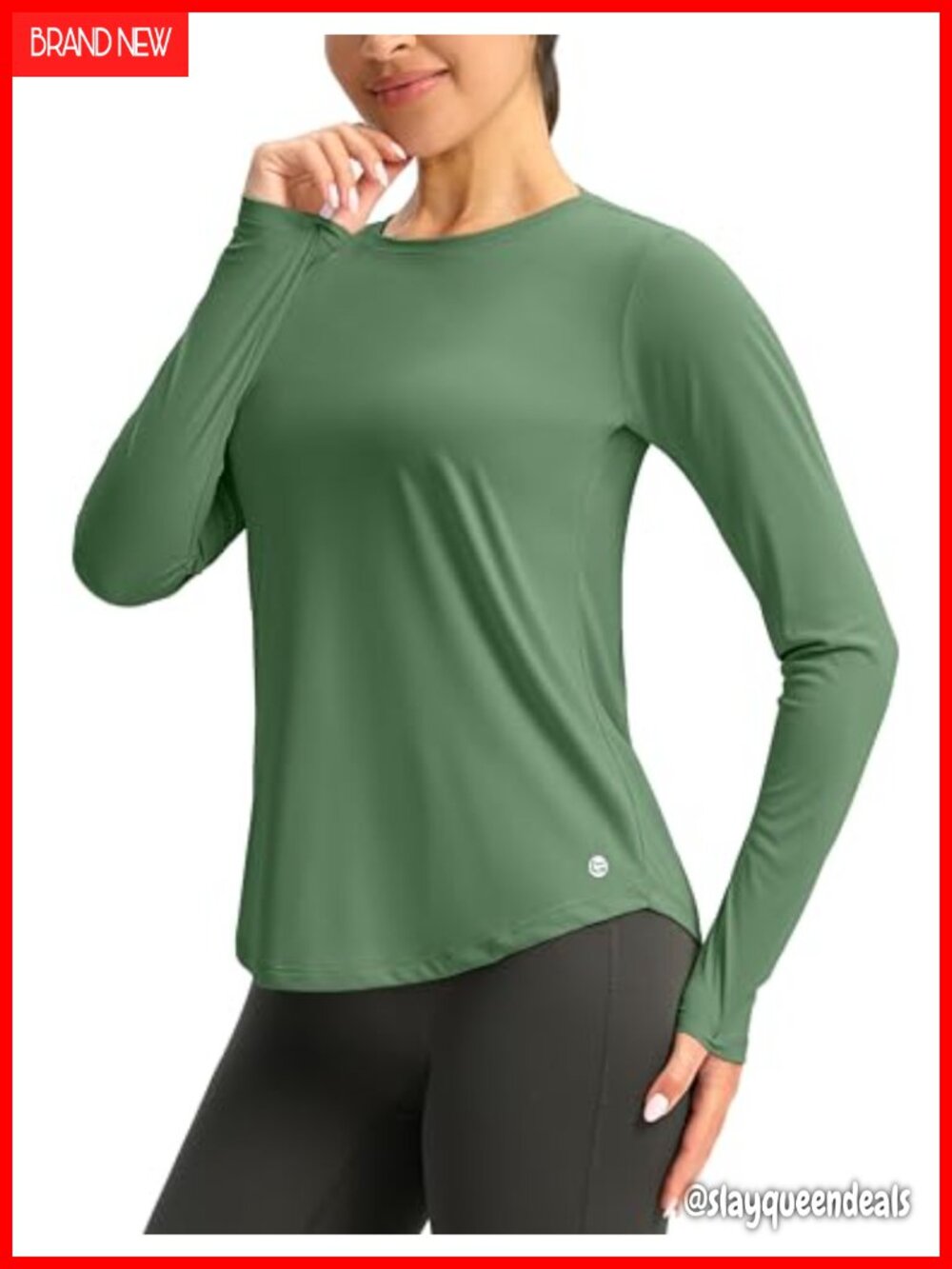 UPF 50+ Long Sleeve Rash Guard Swim Top Hiking Quick Dry Loose Fit